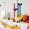 6 Pcs Day of The Dead Flameless Taper Candles - 10.6 Inch (Sugar Skull)